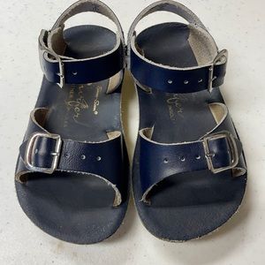 Sun Sans Surfer Sandals Navy Blue Size 6